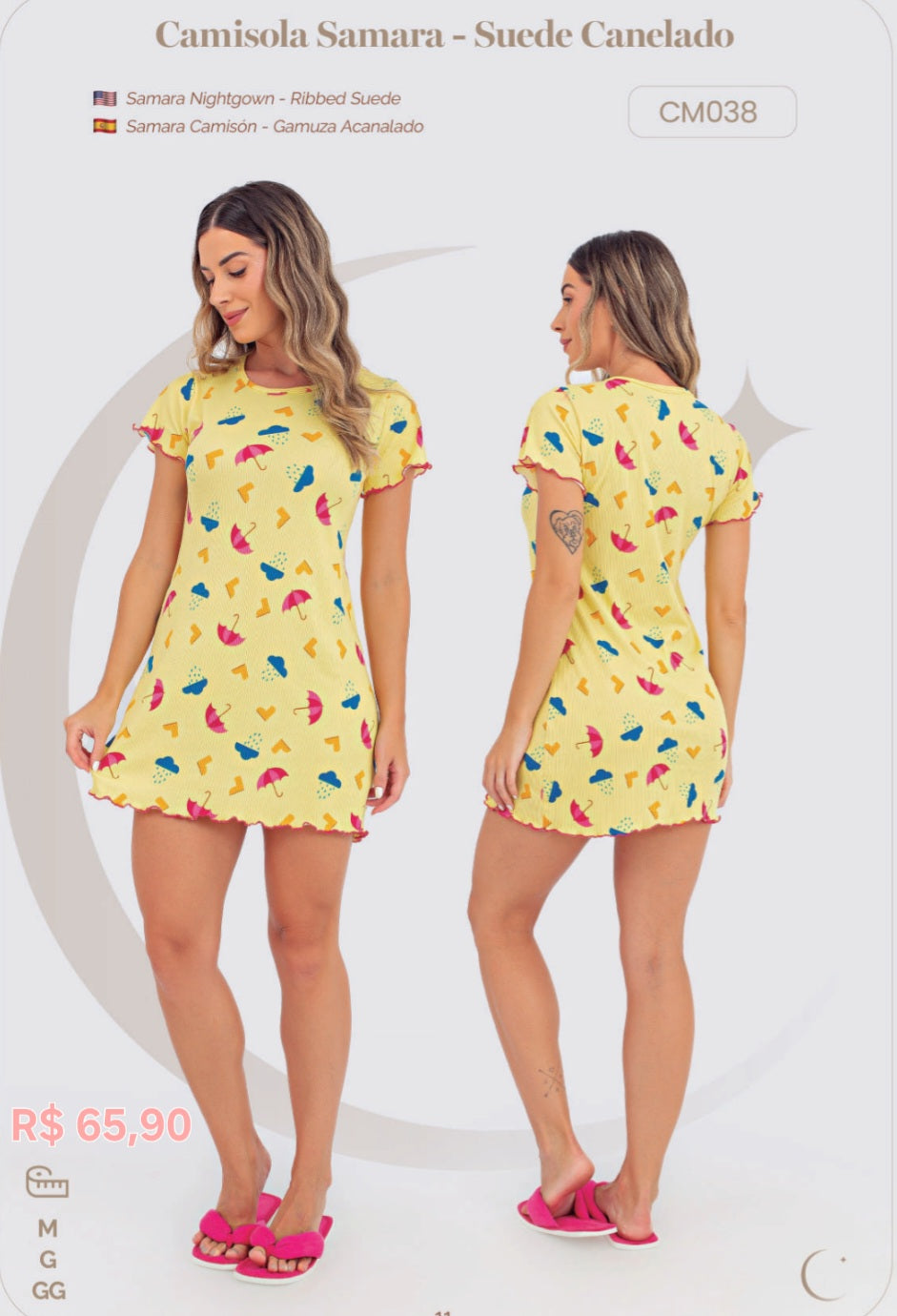 Camisola Samara - Suede Canelado