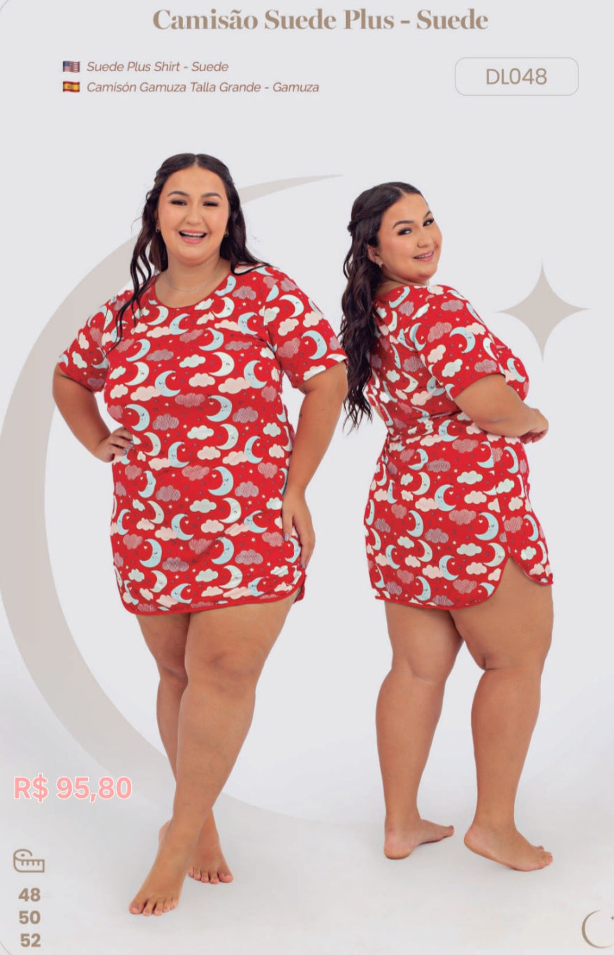 Camisão Suede Plus - Suede